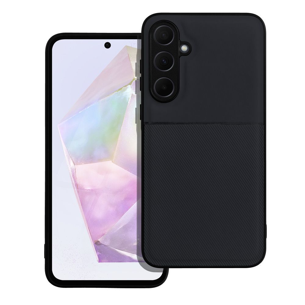 husă pentru samsung a35 5g noble neagră husă pentru samsung a35 5g noble neagră