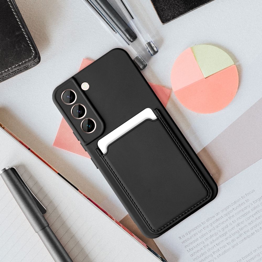 husă pentru samsung a35 5g card case neagră husă pentru samsung a35 5g card case neagră