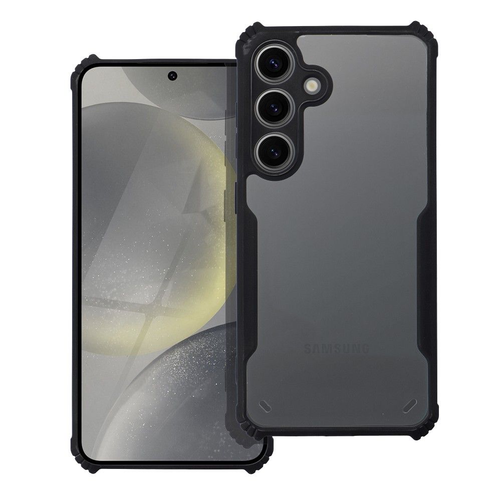 husă samsung s24 fe anti drop neagră husă samsung s24 fe anti drop neagră
